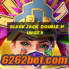 blackjack double number