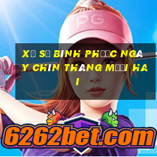 xổ số bình phước ngày chín tháng mười hai