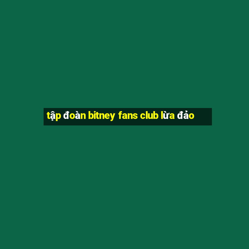 tập đoàn bitney fans club lừa đảo