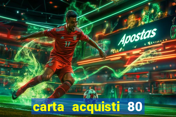 carta acquisti 80 euro 2024