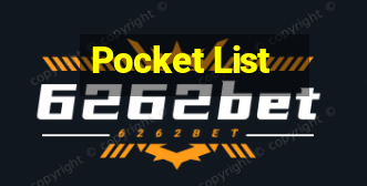 Pocket List