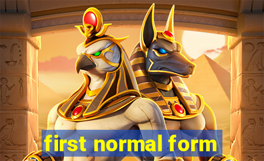 first normal form