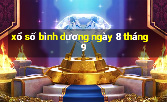 xổ số bình dương ngày 8 tháng 9