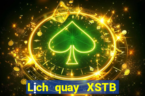 Lịch quay XSTB ngày 30