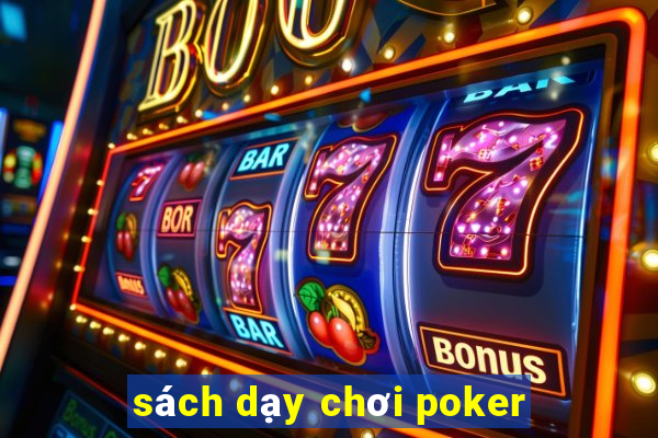 sách dạy chơi poker