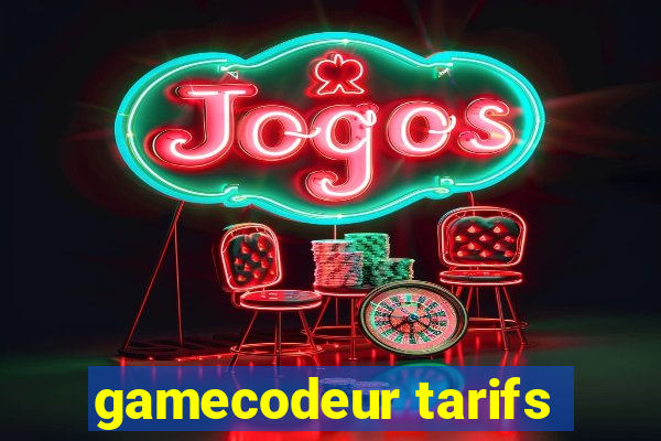 gamecodeur tarifs