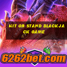 hit or stand blackjack game