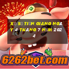 xổ số tiền giang ngày 4 tháng 7 năm 2024