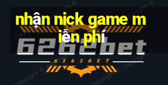 nhận nick game miễn phí