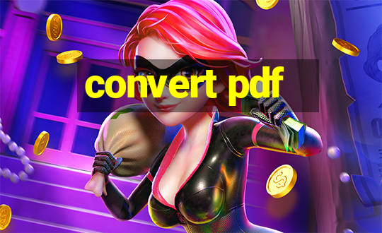 convert pdf