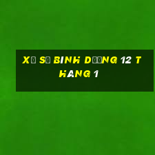 xổ số bình dương 12 tháng 1