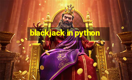 blackjack in python