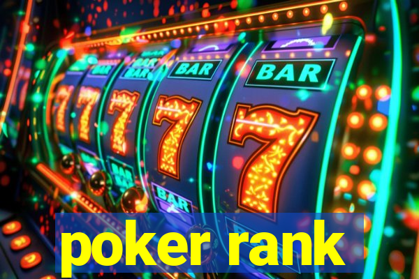 poker rank