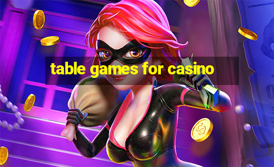 table games for casino