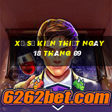 xổ số kiến thiết ngày 18 tháng 09