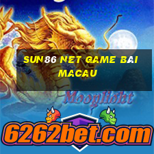 Sun86 Net Game Bài Macau