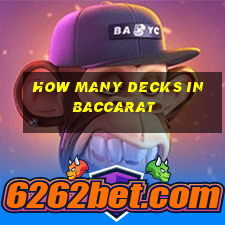 how many decks in baccarat