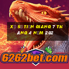 xổ số tiền giang 7 tháng 4 năm 202