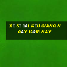 xổ số đài hậu giang ngày hôm nay