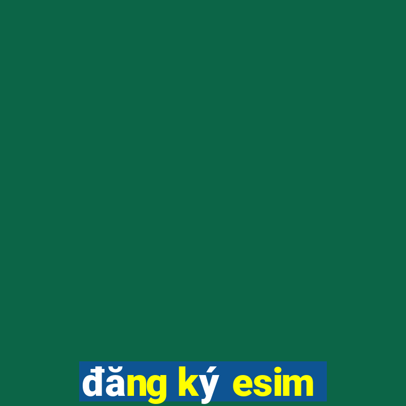 đăng ký esim