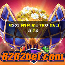 G365 Win Mở Trò Chơi Ô Tô