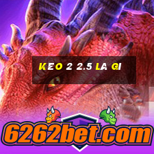 kèo 2 2.5 là gì