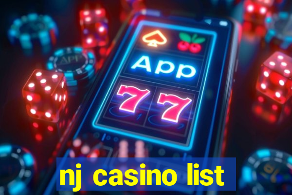 nj casino list