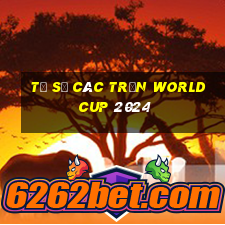 tỷ số các trận world cup 2024