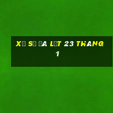 xổ số đà lạt 23 tháng 1