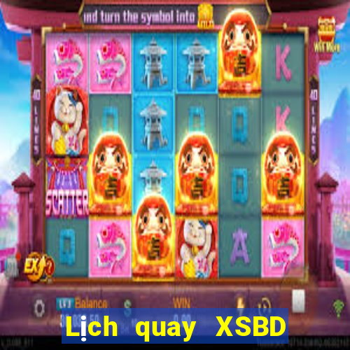 Lịch quay XSBD ngày 22