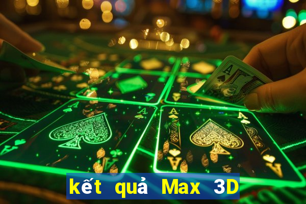 kết quả Max 3D pro ngày 7