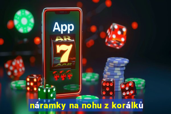 náramky na nohu z korálků