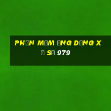 Phần mềm ứng dụng xổ số 979