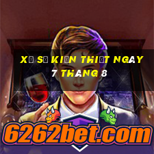 xổ số kiến thiết ngày 7 tháng 8