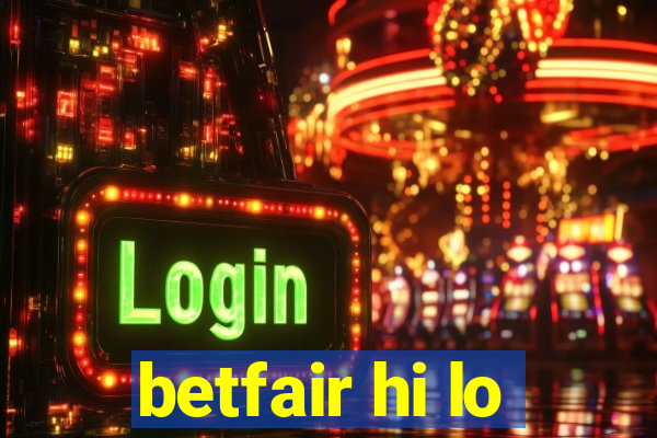 betfair hi lo