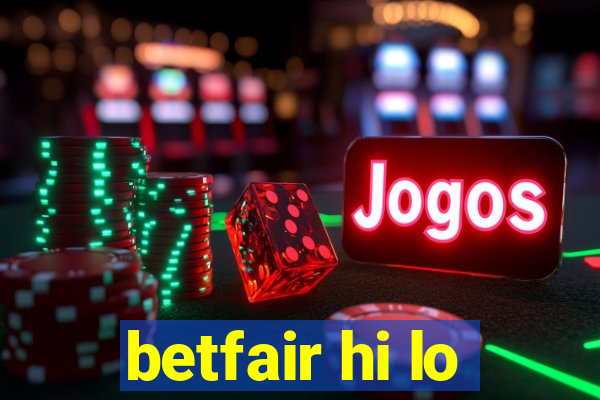 betfair hi lo