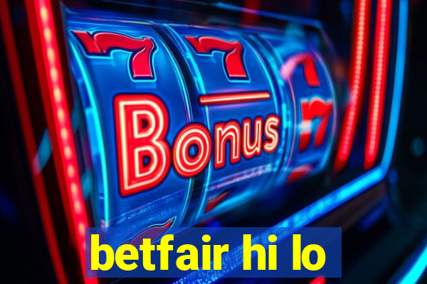 betfair hi lo