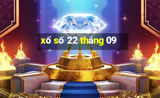 xổ số 22 tháng 09