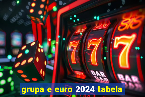 grupa e euro 2024 tabela