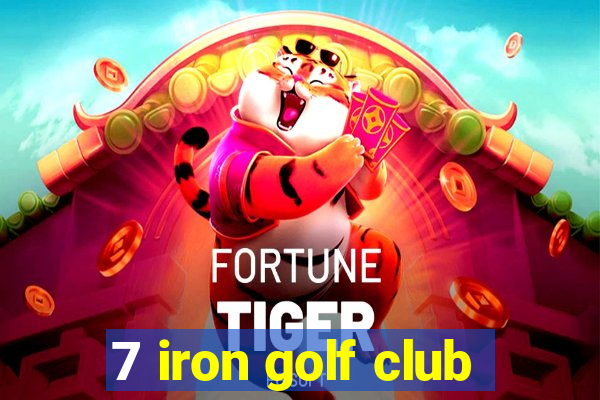 7 iron golf club