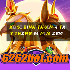 xổ số bình thuận 4 tây tháng 04 năm 2014