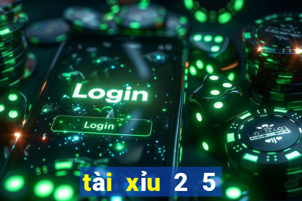 tài xỉu 2 5 nghĩa là gì