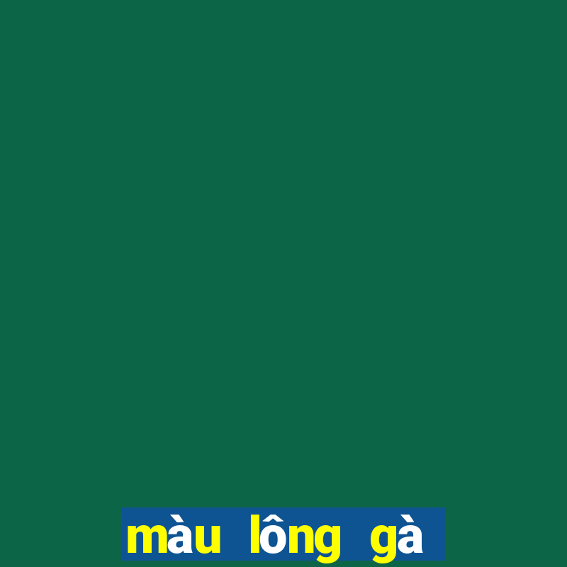 màu lông gà theo ngũ hành