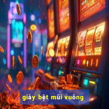 giày bệt mũi vuông