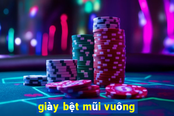 giày bệt mũi vuông