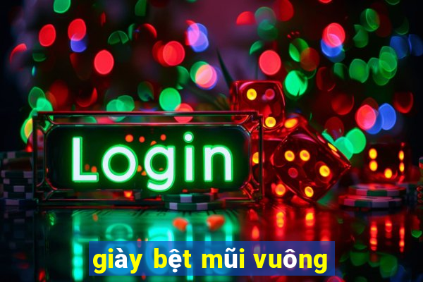 giày bệt mũi vuông