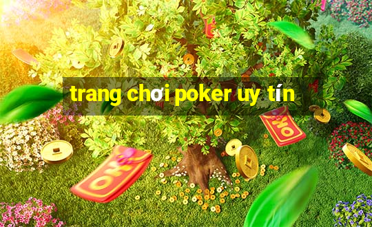 trang chơi poker uy tín