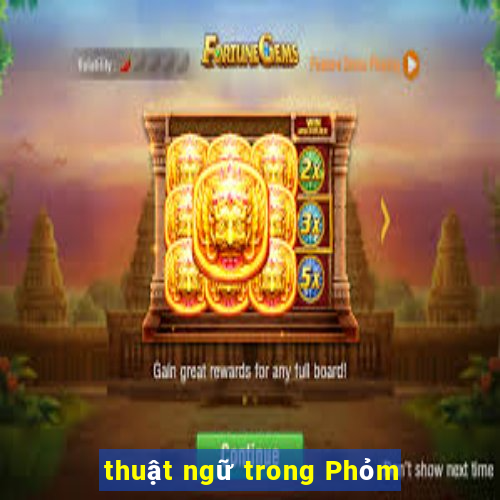 thuật ngữ trong Phỏm