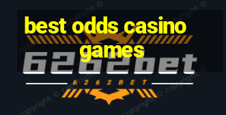 best odds casino games