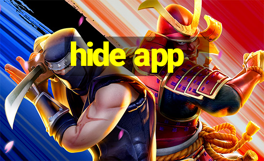 hide app